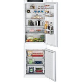 Siemens ki86nvse0, iQ300, built-in fridge-freezer with freezer section below, 177.2 x 54.1 cm, drag hinge