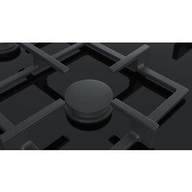 Siemens er6a6pb70d, iQ700, Gas cooktop, 60 cm, Glass ceramic, Black