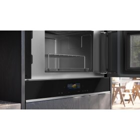 Siemens BE732R1B1, iQ700, Einbau-Mikrowelle mit Grill, Schwarz, Edelstahl