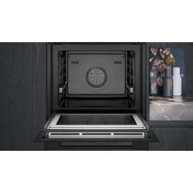 Siemens hm736gab1, iQ700, built-in oven with microwave function, 60 x 60 cm, black, stainless steel