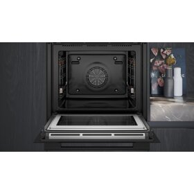 Siemens HM776GKB1, iQ700, Einbau-Backofen mit Mikrowellenfunktion, 60 x 60 cm, Schwarz, Edelstahl