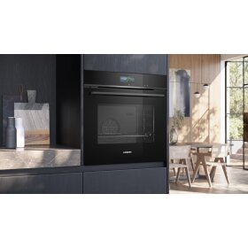 Siemens HB736G1B1, iQ700, Einbau-Backofen, 60 x 60 cm, Schwarz, Edelstahl