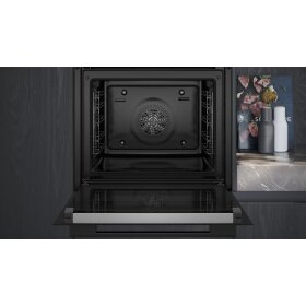 Siemens HB774G1B1, iQ700, Einbau-Backofen, 60 x 60 cm, Schwarz, Edelstahl