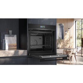 Siemens hr736g1b1, iQ700, built-in oven with steam support, 60 x 60 cm, black, stainless steel