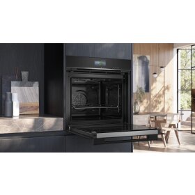Siemens HR776G1B1, iQ700, Einbau-Backofen mit Dampfunterstützung, 60 x 60 cm, Schwarz, Edelstahl