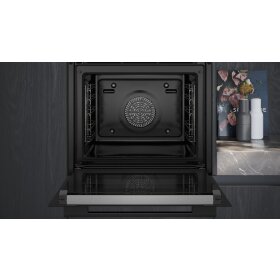 Siemens HR776G1B1, iQ700, Einbau-Backofen mit Dampfunterstützung, 60 x 60 cm, Schwarz, Edelstahl