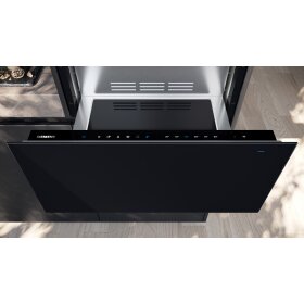 Siemens BI710D1B1, iQ700, Wärmeschublade, 60 x 29 cm, Schwarz, Edelstahl