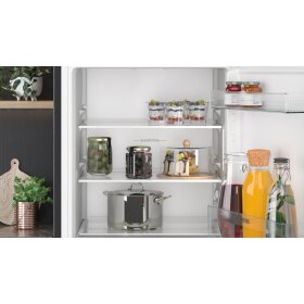 Siemens ki21r2fe1, iQ100, built-in refrigerator, 88 x 56 cm, flat hinge