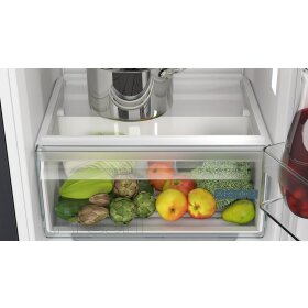 Siemens ki22l2fe1, iQ100, built-in refrigerator with freezer compartment, 88 x 56 cm, flat hinge