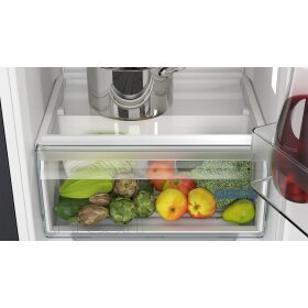 Siemens ki22lnse0, iQ100, built-in refrigerator with freezer compartment, 88 x 56 cm, drag hinge