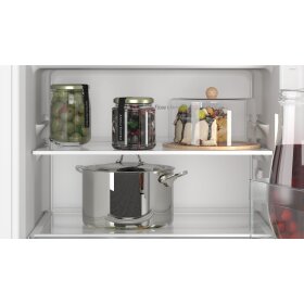 Siemens ki22lnse0, iQ100, built-in refrigerator with freezer compartment, 88 x 56 cm, drag hinge