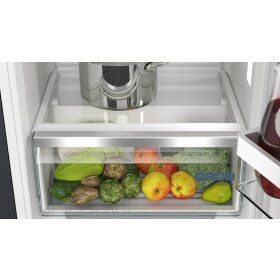 Siemens ki22lvfe0, iQ300, built-in refrigerator with freezer compartment, 88 x 56 cm, flat hinge