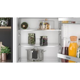 Siemens ki32lvfe0, iQ300, Built-in refrigerator with freezer compartment, 102.5 x 56 cm, flat hinge