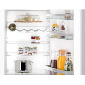 Siemens ki42ladd1, iQ500, built-in refrigerator with freezer compartment, 122.5 x 56 cm, flat hinge with soft-close drawer