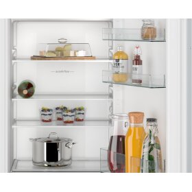 Siemens ki42lnse0, iQ100, built-in refrigerator with freezer compartment, 122.5 x 56 cm, drag hinge