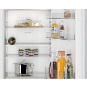 Siemens ki42lnse0, iQ100, built-in refrigerator with freezer compartment, 122.5 x 56 cm, drag hinge