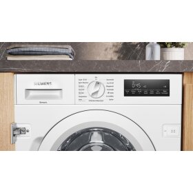 Siemens wi14w443, iQ700, built-in washing machine, 8 kg, 1400 rpm.