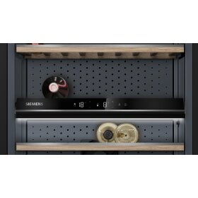 Siemens kw36katga, iQ500, wine refrigerator with glass...