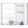 Constructa CK242NSE0, built-in refrigerator with freezer compartment, 122.5 x 56 cm, drag hinge