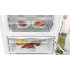 neff ki7862fe0, n 50, built-in fridge-freezer with bottom freezer compartment, 177.2 x 54.1 cm, flat hinge