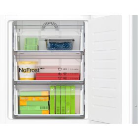 neff ki7866dd0, n 70, built-in fridge-freezer with bottom freezer compartment, 177.2 x 55.8 cm, flat hinge with soft-close drawer