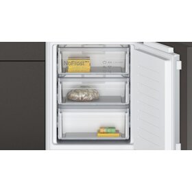 neff ki7867fe0, n 50, built-in fridge-freezer with bottom freezer compartment, 177.2 x 54.1 cm, flat hinge