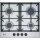 neff t26ds49n0, n 70, gas hob, 60 cm, stainless steel