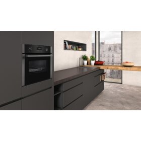 Neff C1AMG84G0, N 50, built-in microwave with hot air, 60 x 45 cm, graphite gray