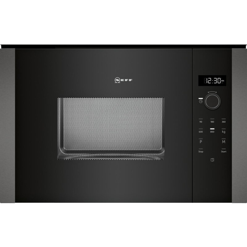 neff hlawd23g0, n 50, built-in microwave, graphite gray, 377,00 €