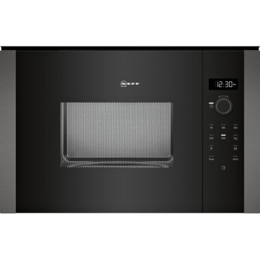 neff hlawd23g0, n 50, built-in microwave, graphite gray