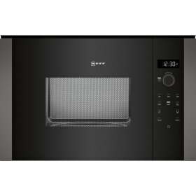 neff hlawd23g0, n 50, built-in microwave, graphite gray