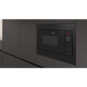 Neff HLAWG25S3, N 30, built-in microwave, black