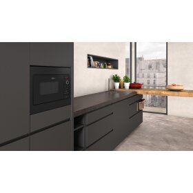 Neff HLAWG25S3, N 30, built-in microwave, black