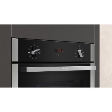 neff b1avd0an0, n 30, built-in oven with steam support, 60 x 60 cm, stainless steel