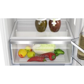 neff ki2222fe0, n 50, built-in refrigerator with freezer compartment, 88 x 56 cm, flat hinge