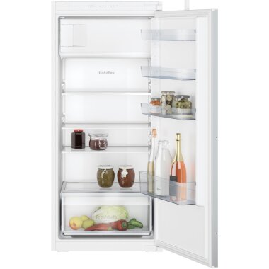 neff ki2421se0, n 30, built-in refrigerator with freezer compartment, 122.5 x 56 cm, drag hinge
