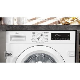 Neff w6441x1, built-in washing machine, front loader, 8 kg, 1400 rpm.