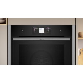 Neff B64FT33N0, N 90, steam oven, 60 x 60 cm, stainless steel