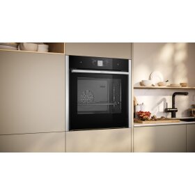 Neff B64FT33N0, N 90, steam oven, 60 x 60 cm, stainless steel