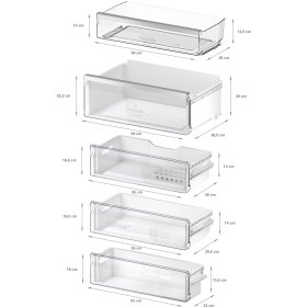Neff KB7962FE0, N 50, built-in fridge-freezer combination with bottom freezer compartment, 193.5 x 70.8 cm, flat hinge