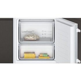 Neff KI5871SE0, N 30, built-in fridge-freezer combination with bottom freezer compartment, 177.2 x 54.1 cm, drag hinge