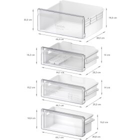 Neff KI7961SE0, N 30, built-in fridge-freezer combination with bottom freezer compartment, 193.5 x 54.1 cm, drag hinge