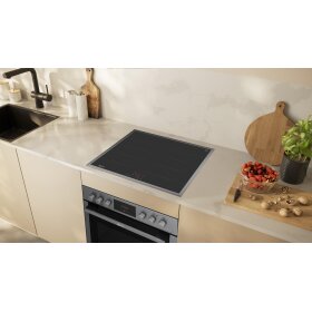 Neff M66SBX1L0, N 50, induction hob, 60 cm, stove-controlled, black, with frame