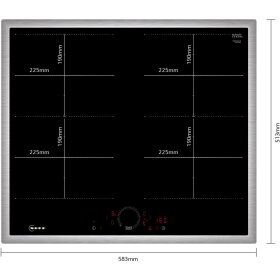 Neff T66SHX4L0, N 70, Induktionskochfeld, 60 cm, Mit...