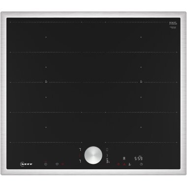 Neff T66STY4L0, N 90, induction hob, 60 cm, black, with frame