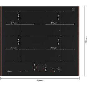 Neff T66YYY4C0, N 90, Induktionskochfeld, 60 cm, Flex Design