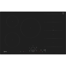 Neff T68FUV4L0, N 90, induction hob, 80 cm, black, frameless