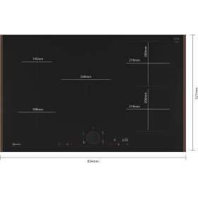 Neff T68YYV4C0, N 90, induction hob, 80 cm, Flex Design