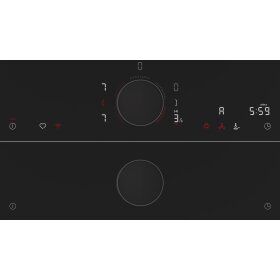 Neff T69AUV4C0, N 90, Induktionskochfeld, 90 cm, Schwarz, Mit Rahmen aufliegend