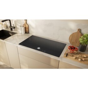 Neff T69PTX4L0, N 90, induction hob, 90 cm, black, flush (integrated)